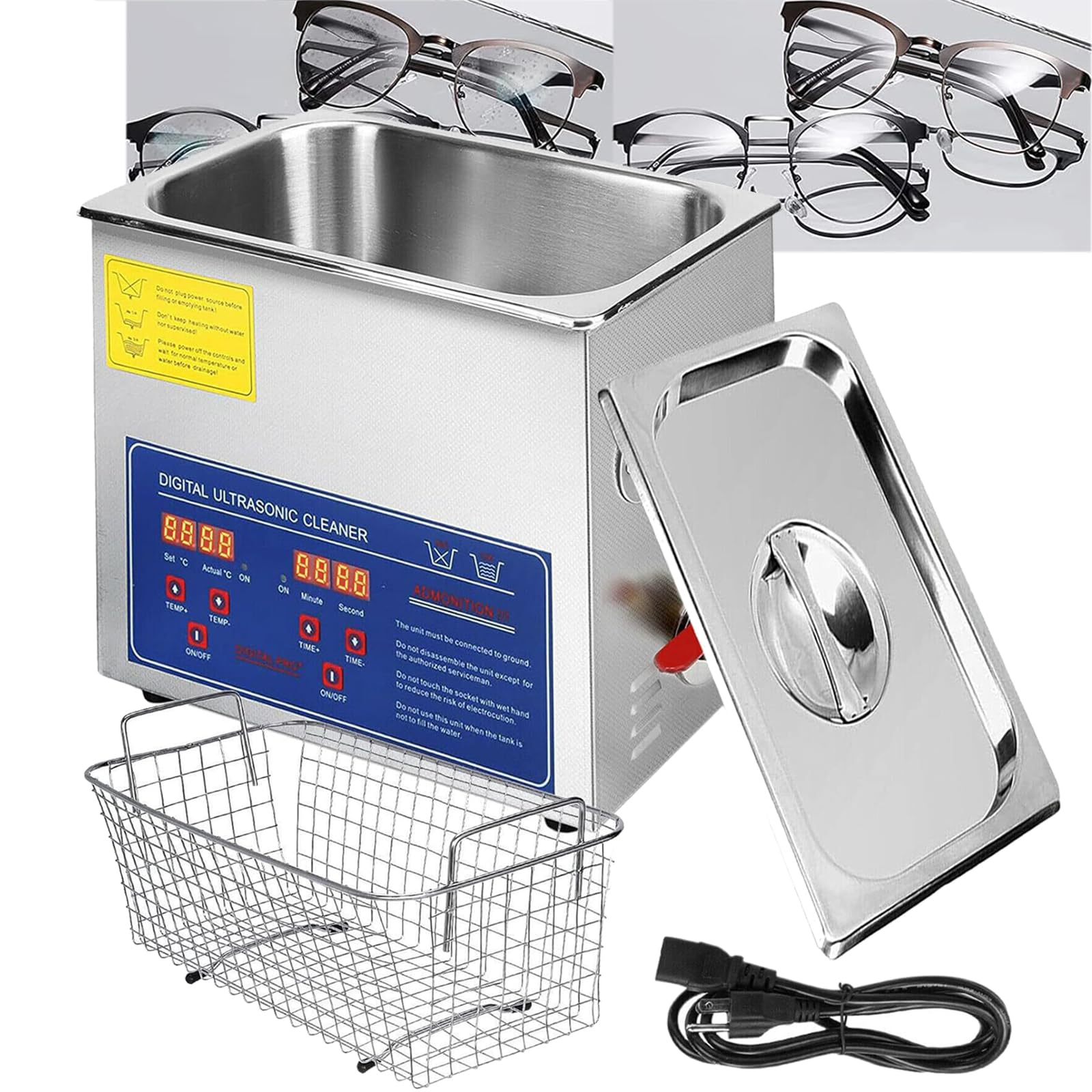 Nettoyeur à ultrasons de 10L pour éliminer les impuretés incrustées
