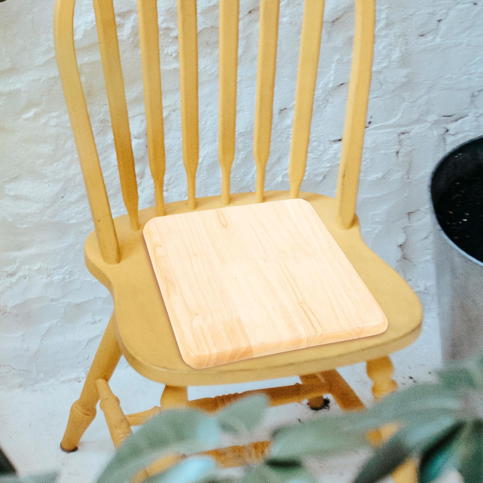 Housoutil Ricambio Seduta in Legno per Sgabello Quadrato Superficie Liscia senza Bave, per Sgabelli in Legno da Casa o Ufficio