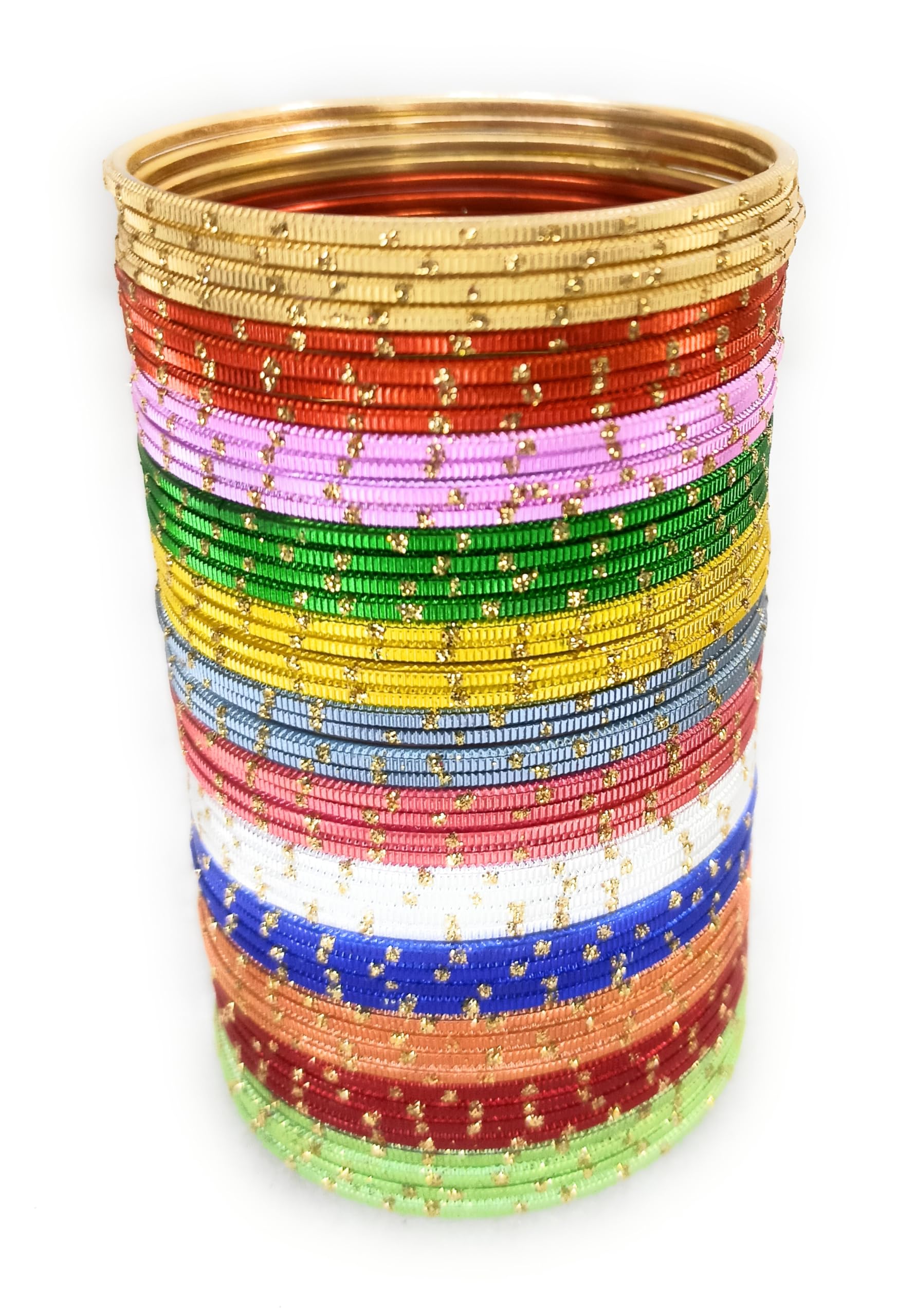 SBS Multicolor Metal (12 color/ 48 bangle) bangles set for girl child (2-4 Year Old (48 mm diameter)) 3