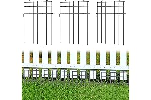 OUSHENG Anti-Doggie Digging Fence Barrier (1.5' Spacing, 10 Panels)