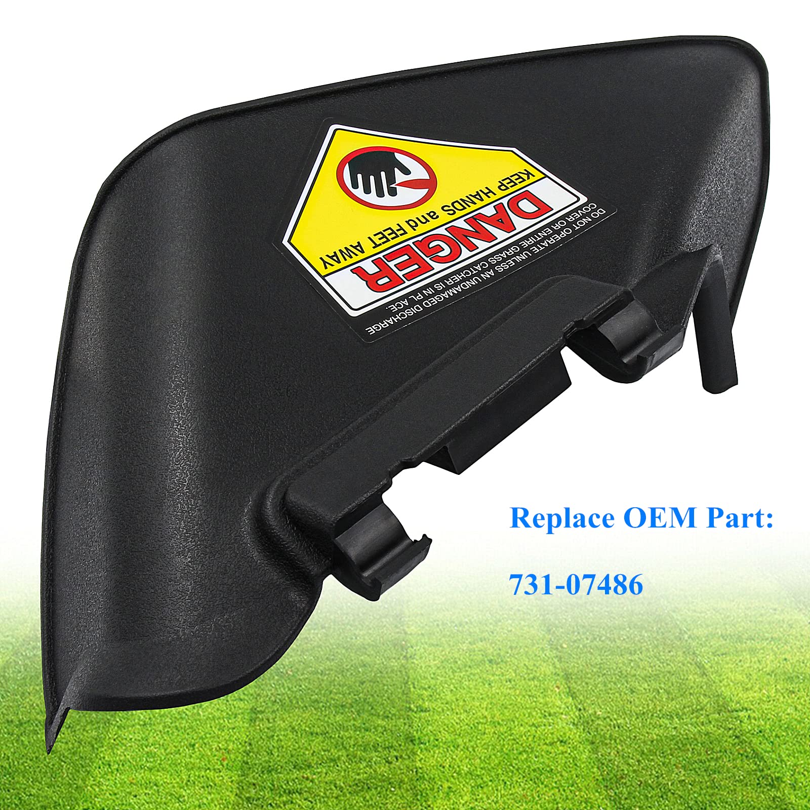 731-07486 Scivolo di scarico laterale per MTD Craftsman Troy-Bilt Cub Cadet Yard Machines Yard Man Lawn Mower Scivolo di scarico laterale 731-07486