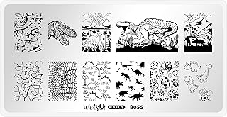 Whats Up Nails - B055 Stampasaurus Stamping Plate for Nail Art Design