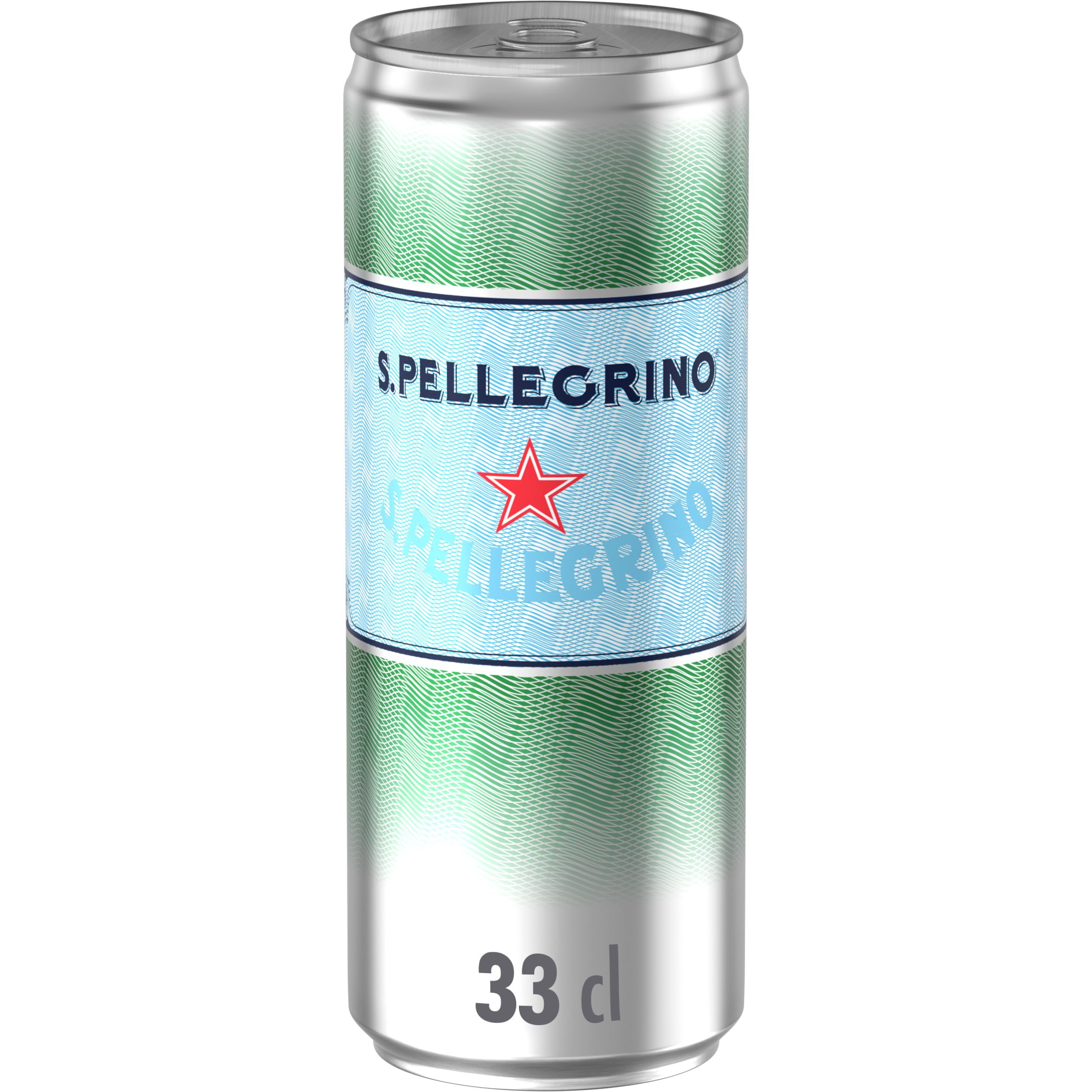 San Pellegrino Eau minérale naturelle avec gaz, 6 x 33 cl