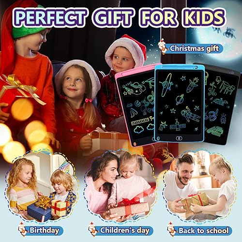 Miniatura 7 de Tableta de escritura LCD tableta de dibujo colorida de 10 pulgadas para niños almohadillas de dibujo electrónicas reutilizables borrables y juguete