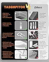 Vista 5 de Kit de limpieza para laptop, kit de limpieza de teclado todo en 1 para MacBook iPad iPhone, limpiador de teclado compacto con cepillo y spray