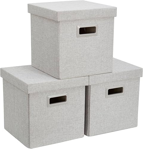 Miniatura 13 de DECOMOMO Contenedores de almacenamiento para estantes de tela resistente, contenedores para armarios y estantes, almacenamiento de juguetes, ropa y