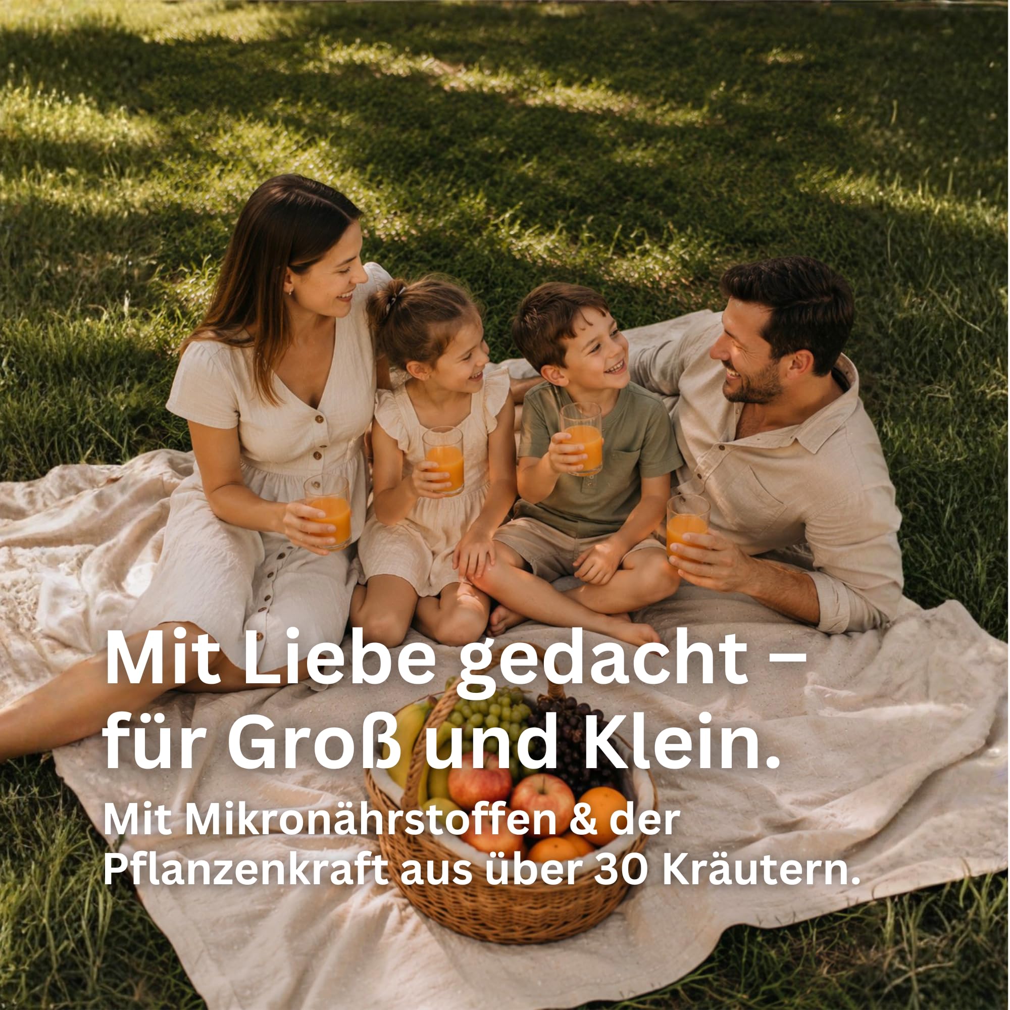 Vital Mikronährstoffkonzentrat für 50 Tage - Multivitamin Formel mit Vitaminen, Mineralstoffen und sekundären Pflanzenstoffen - Getränkekonzentrat mit über 65 Zutaten