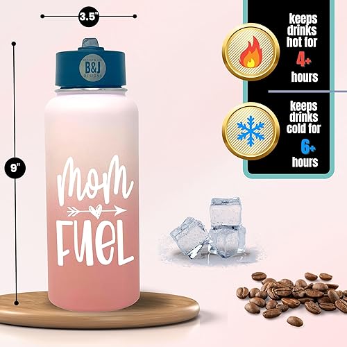 Miniatura 3 de Brooke & Jess Designs Taza de café de regalo para mamá, vaso de combustible para mamá, lindo regalo para madre, nuevas mamás, mamá, mamá para