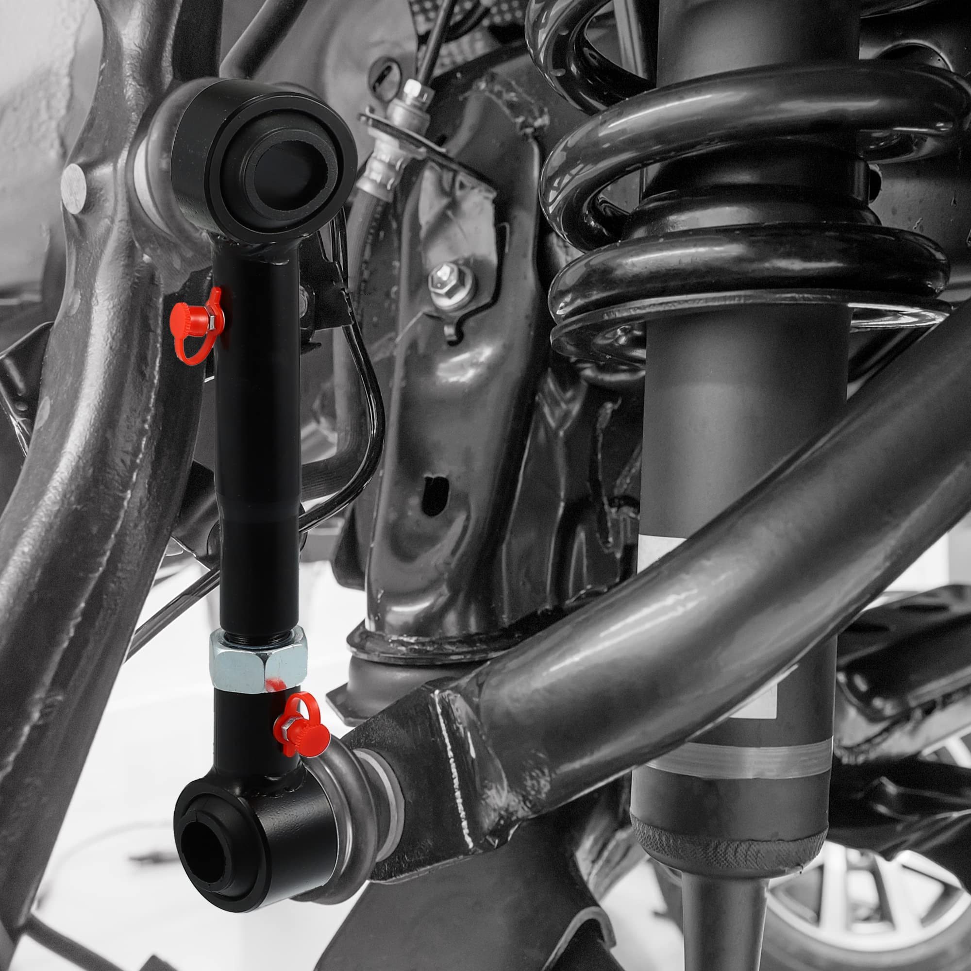 X AUTOHAUX 1 Set 2.5"-6" Adjustable Sway Bar Quick Disconnect End Links for Jeep Wrangler JK JKU 2/4 Door 2007-2018