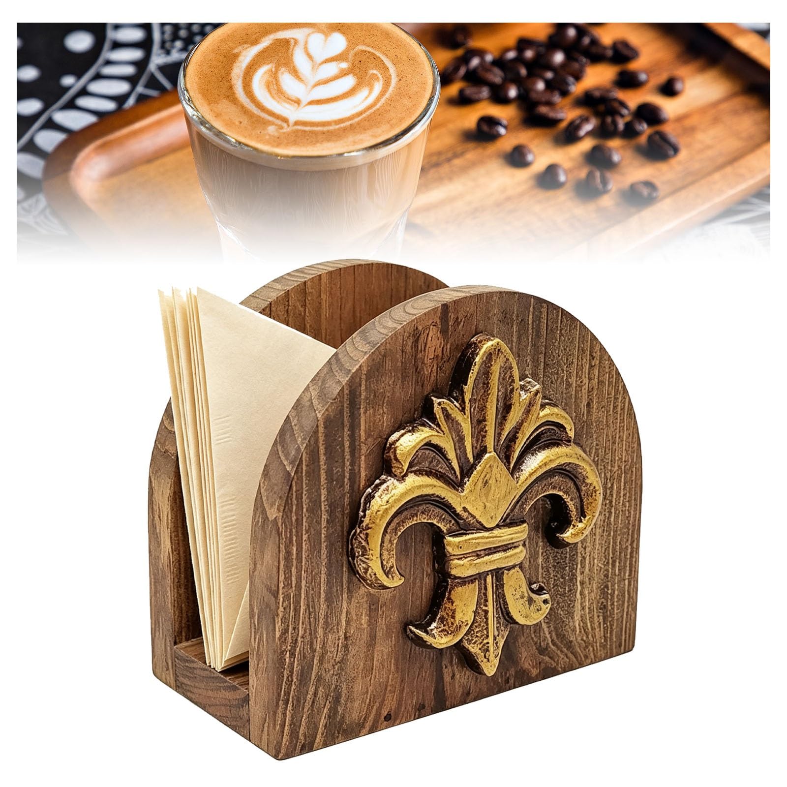 Kaffeefilterhalter,Filterpapierhalter Kaffee-Ornament Desktop-Dekoration