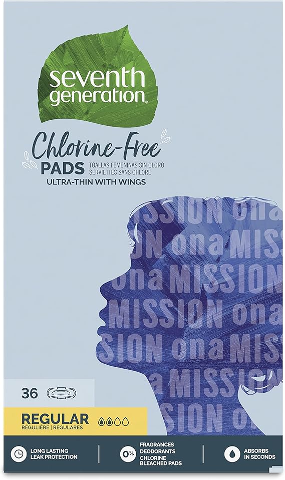 Seventh Generation Ultra Thin Pads with Wings Menstrual