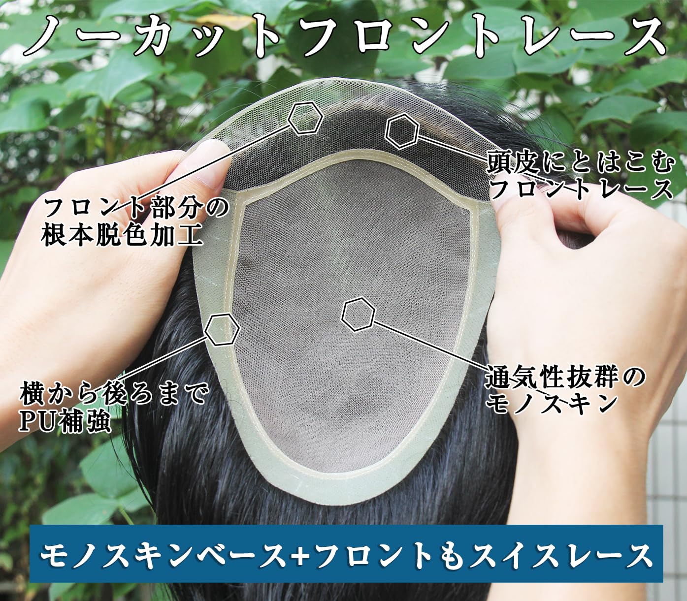 Amazon.co.jp: HARSW ウィッグ メンズ 夏用 かつら 男性 極薄レース 人 