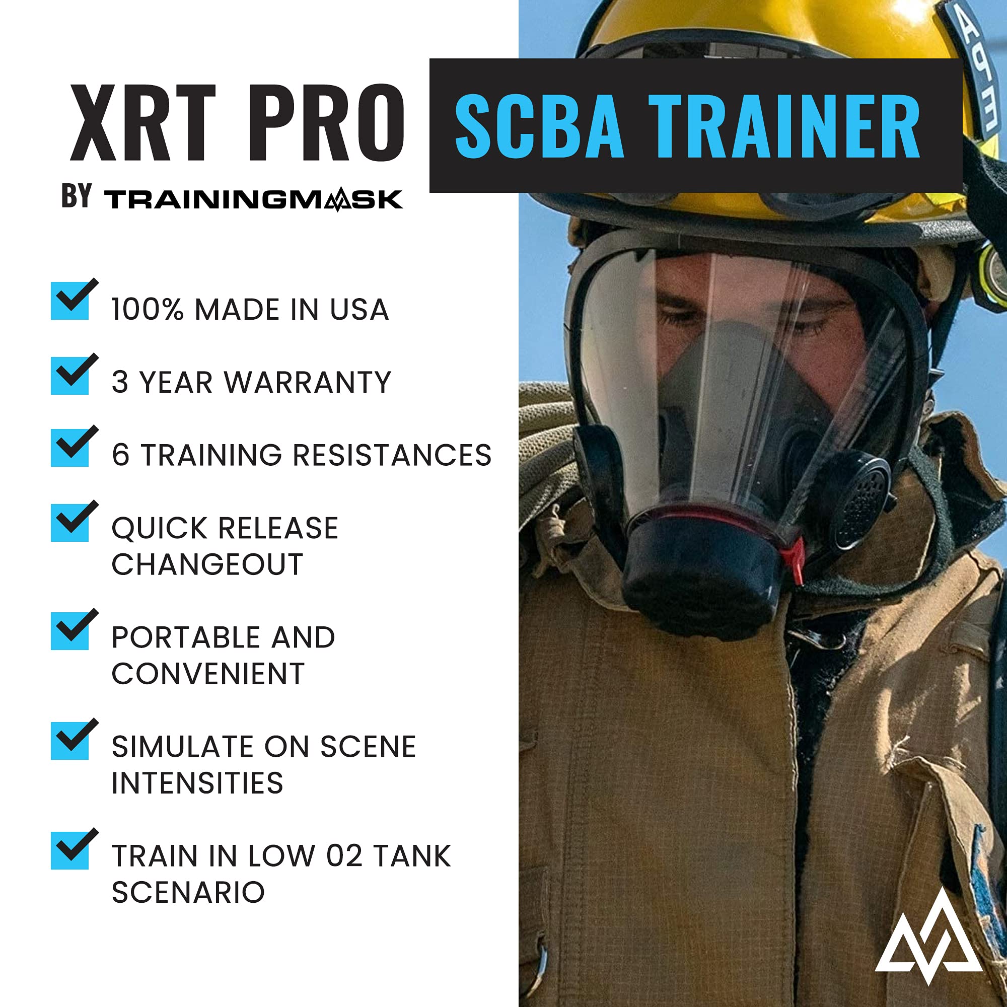 TRAININGMASK Firefighter XRT PRO 2.0 Resistance Training Regulator