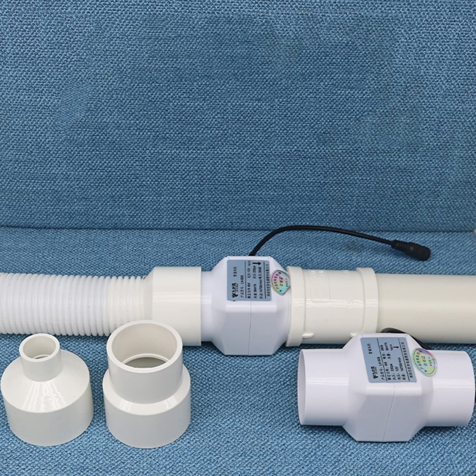 Amazon.co.jp: ダクトファン2インチ排気ファンバスルーム12Vミニ換気