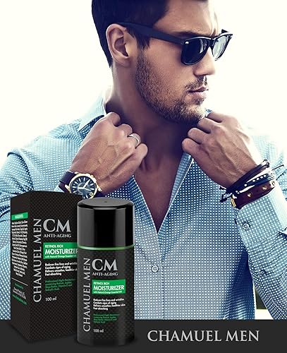 Miniatura 7 de Crema facial diaria para hombres con 2.5% de retinol hidratante antienvejecimiento para líneas finas, manchas oscuras y arrugas, loción nocturna