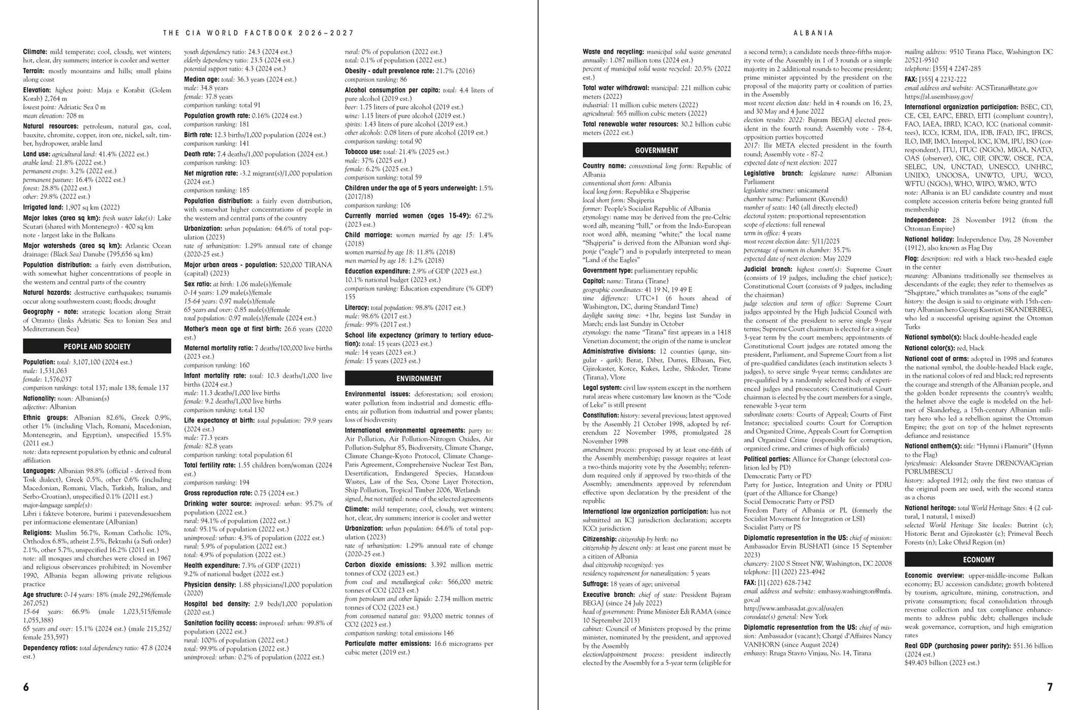 The CIA World Factbook 2026-2027