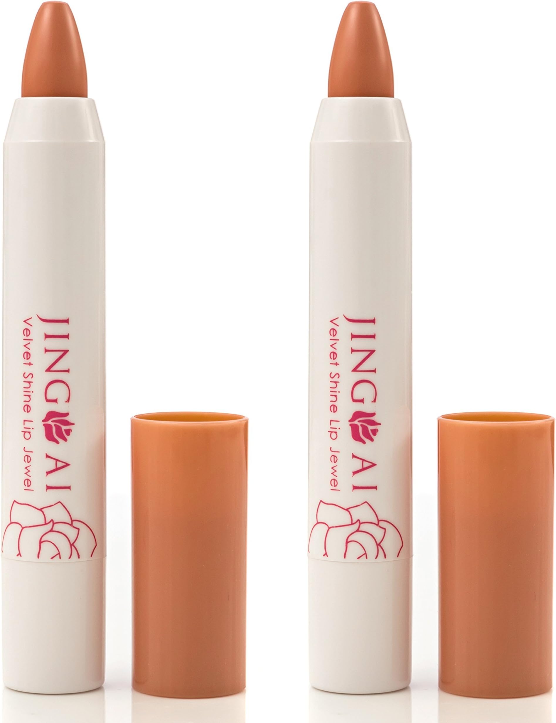 Jing Ai, Lip Balm Vegan Cheek Glo Pink Chiffon, 0.15 Ounce