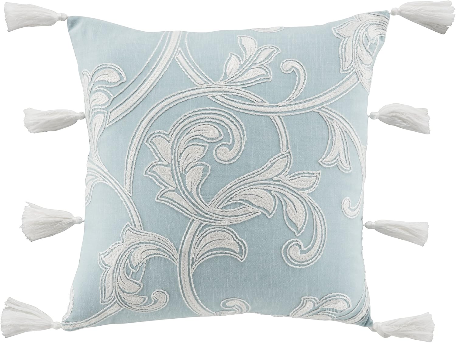 Croscill Willa Decorative Pillow, Soft Aqua Home & Kitchen