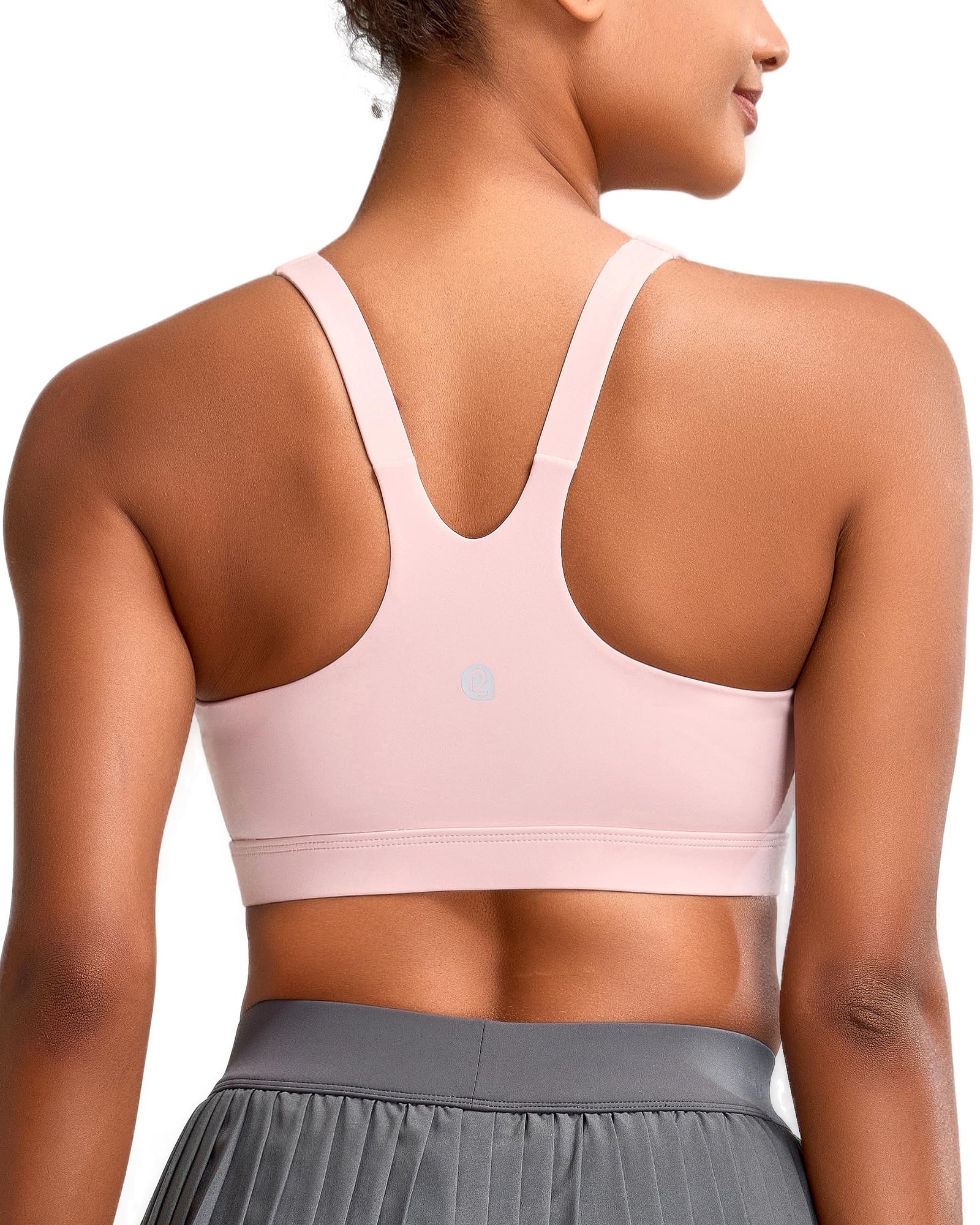 RUNNING GIRL Sports Bra for Women High Support, Molded Cup High Impact Sports Bras for Women Large Bust