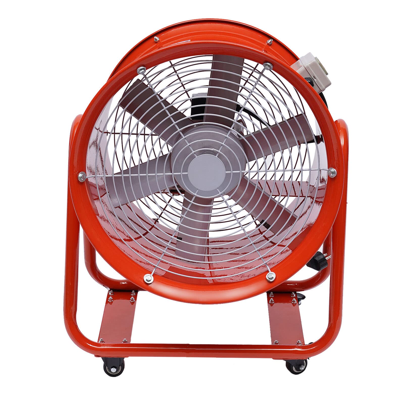 Futchoy Baugebläse ​Baulüfter Axialventilator 18.5'' Gebläse Bauventilator Industrie Rohrventilator für Fabriken Keller Werften usw Bauventilator