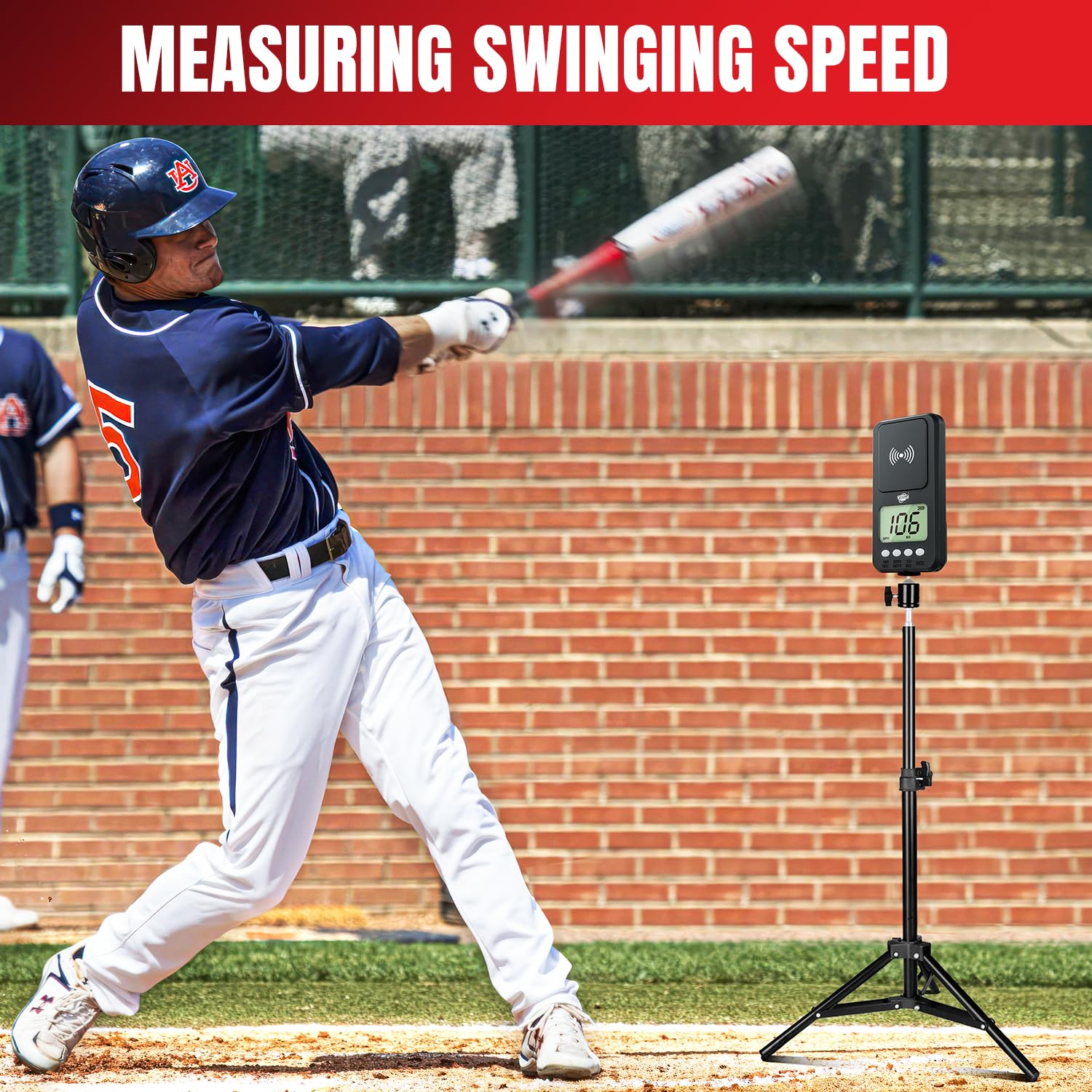 Radar De Baseball Weepalm Rotatif - Pistolet De Vitesse Pour Swing Et Lancer - Neuf