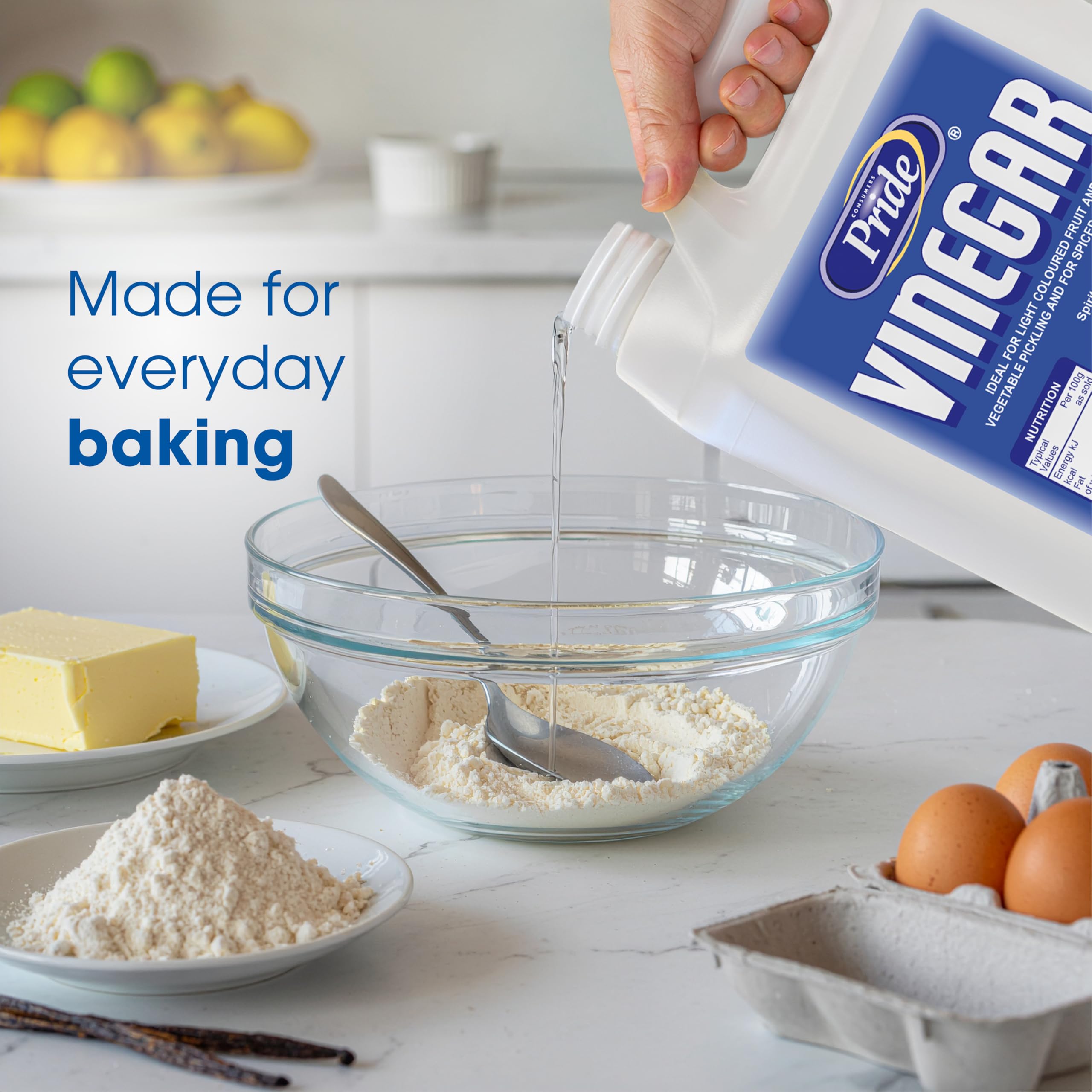 White Vinegar 5L | Food Grade | Baking, Pickling, Marinating | UK Made | (Pack of 1) 5 Litres — view 3