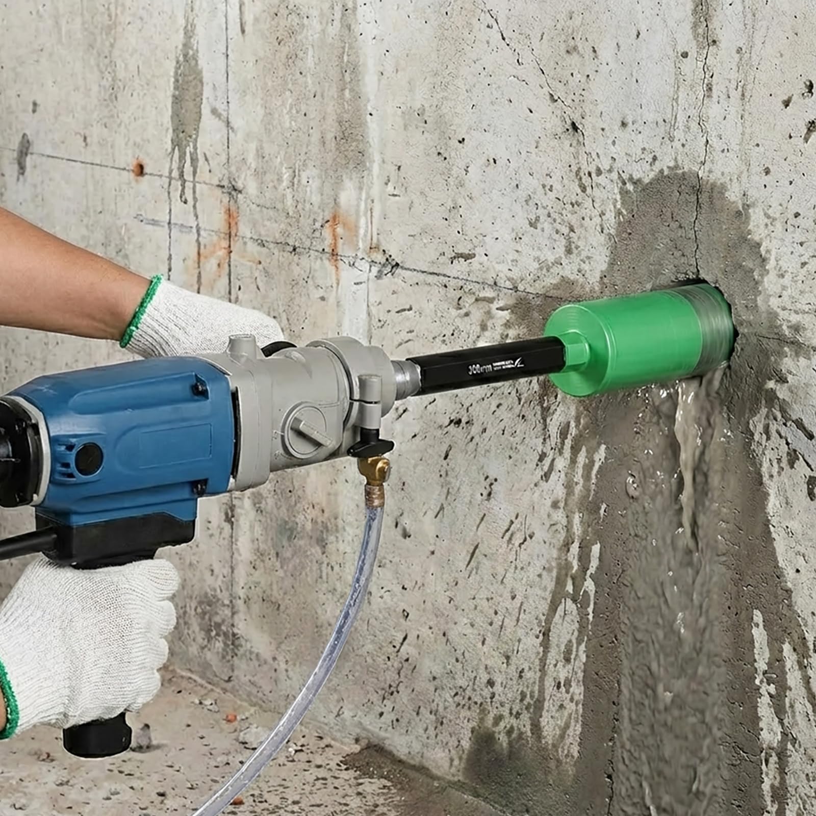 300mm Diamantbohrer Verlängerung mit 1-1/4"-7 UNC, Verlängerungsstange aus Aluminiumlegierung für Bohrkrone, zum Bohren tieferer Löcher in Beton und Mauerwerk