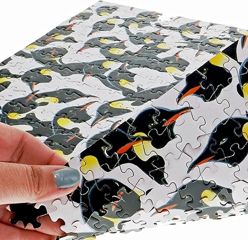 Miniatura 5 de TDC Games Rompecabezas más difícil del mundo, pingüinos, 500 piezas de doble cara, 15 pulgadas