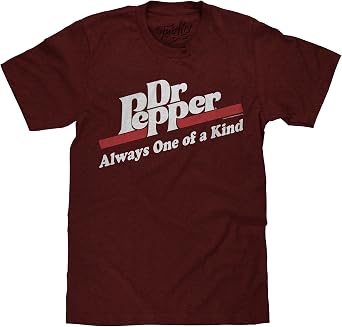 Tee Luv Mens Dr Pepper Always One of A Kind Soda T-Shirt