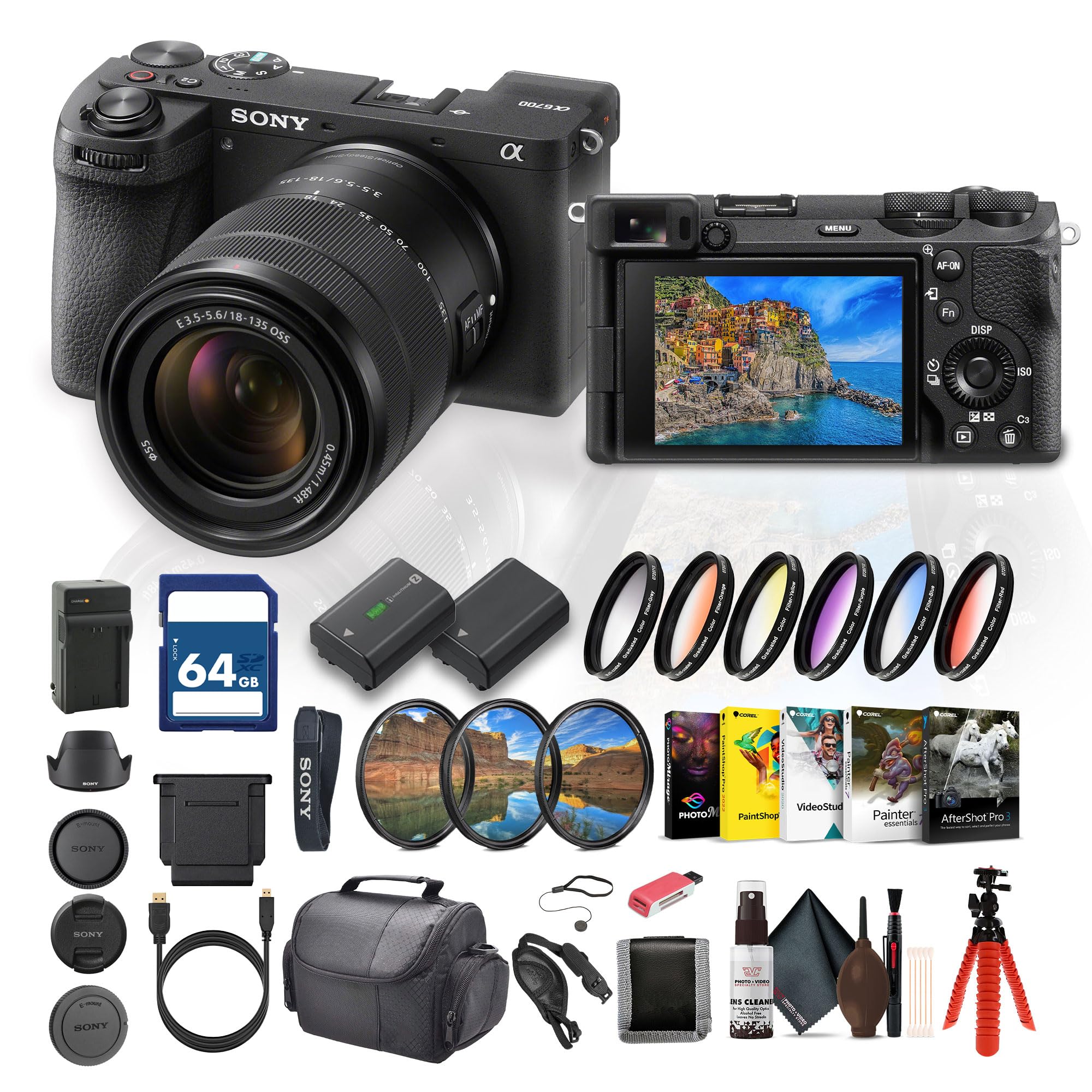 Amazon.com : Sony Alpha a6700 Mirrorless Camera Kit with 18–135mm
