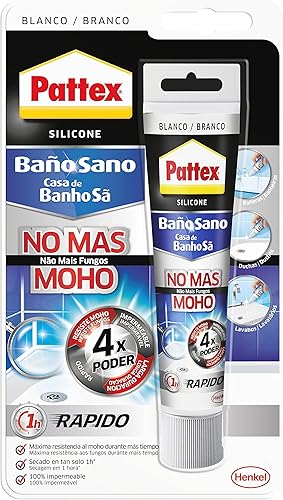 Silicona Pattex Baño Sano Antimoho