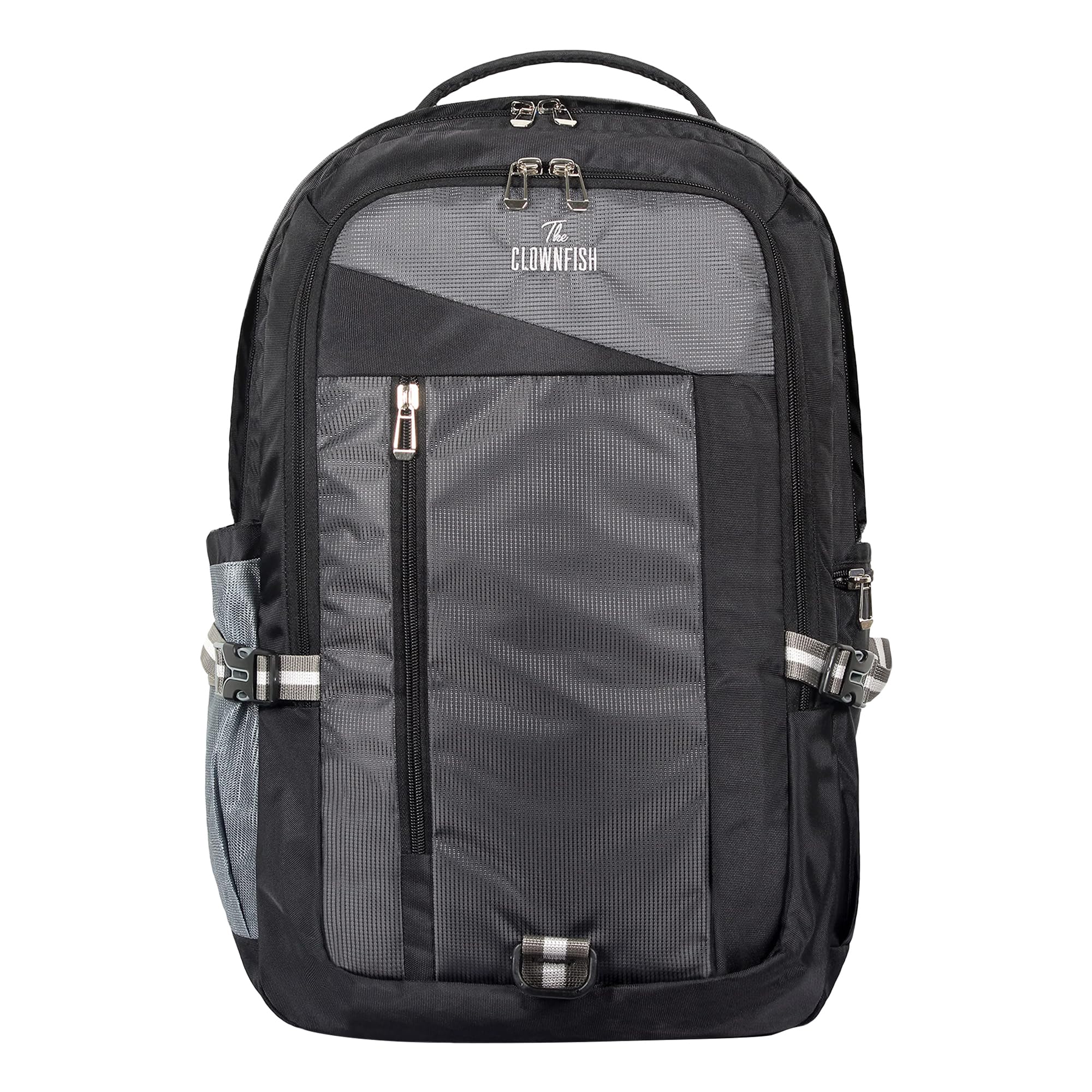 Brawn 48 Litres Polyester Unisex Travel Backpack Rucksack for Outdoor Sports Camp Trek (Grey)-image-0