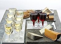 Vista 3 de Copas de vino Party Essentials, de plástico duro, de dos piezas, 5.5 onzas, Transparente