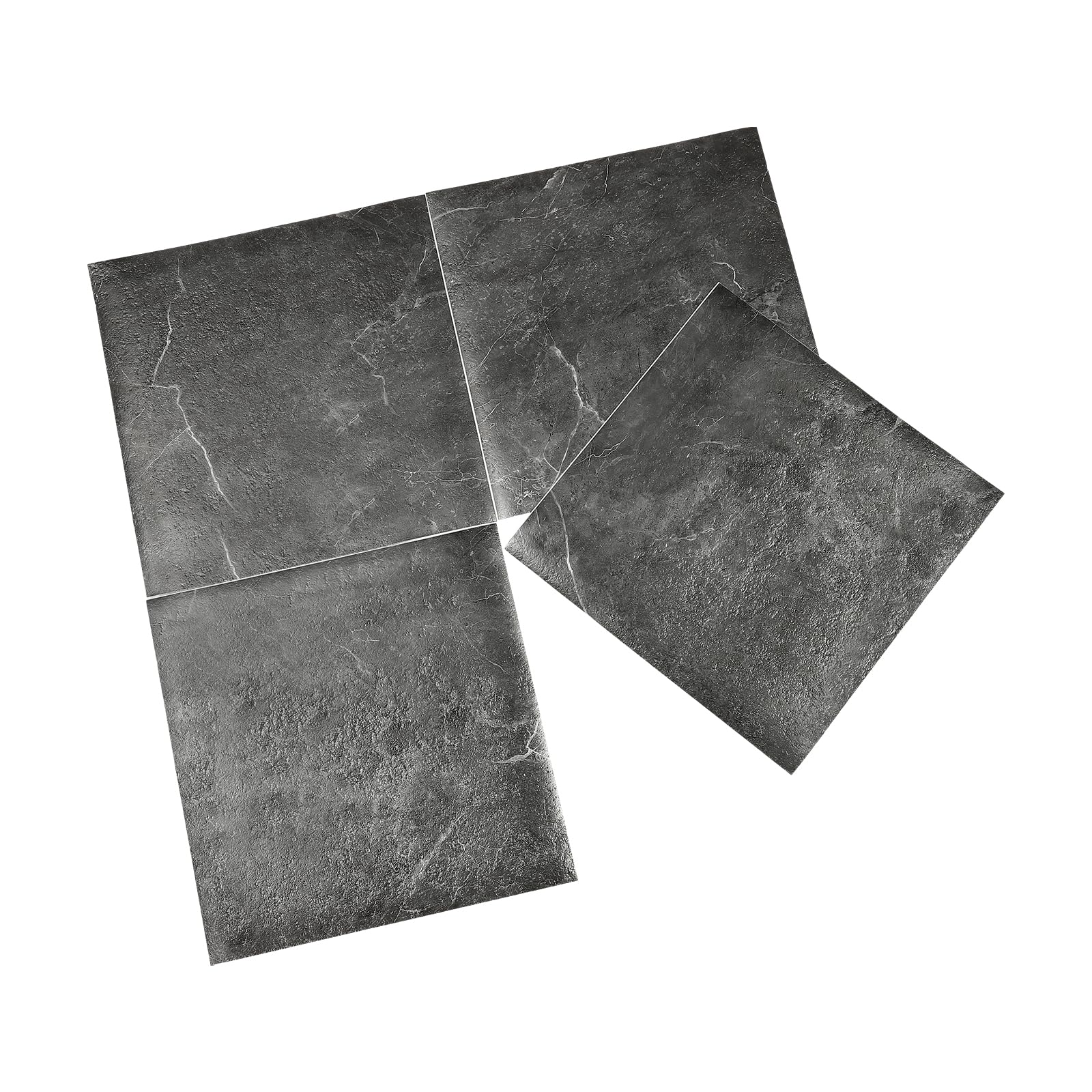 32Pcs Livingroom Stick on Floor Tiles, Marble Effect Vinyl Floor Tiles, Waterproof Peel and Stick Flooring, Waterproof Vinyl Flooring Stick-On Tile for Bathroom Kitchen Living Room, 30x 30cm