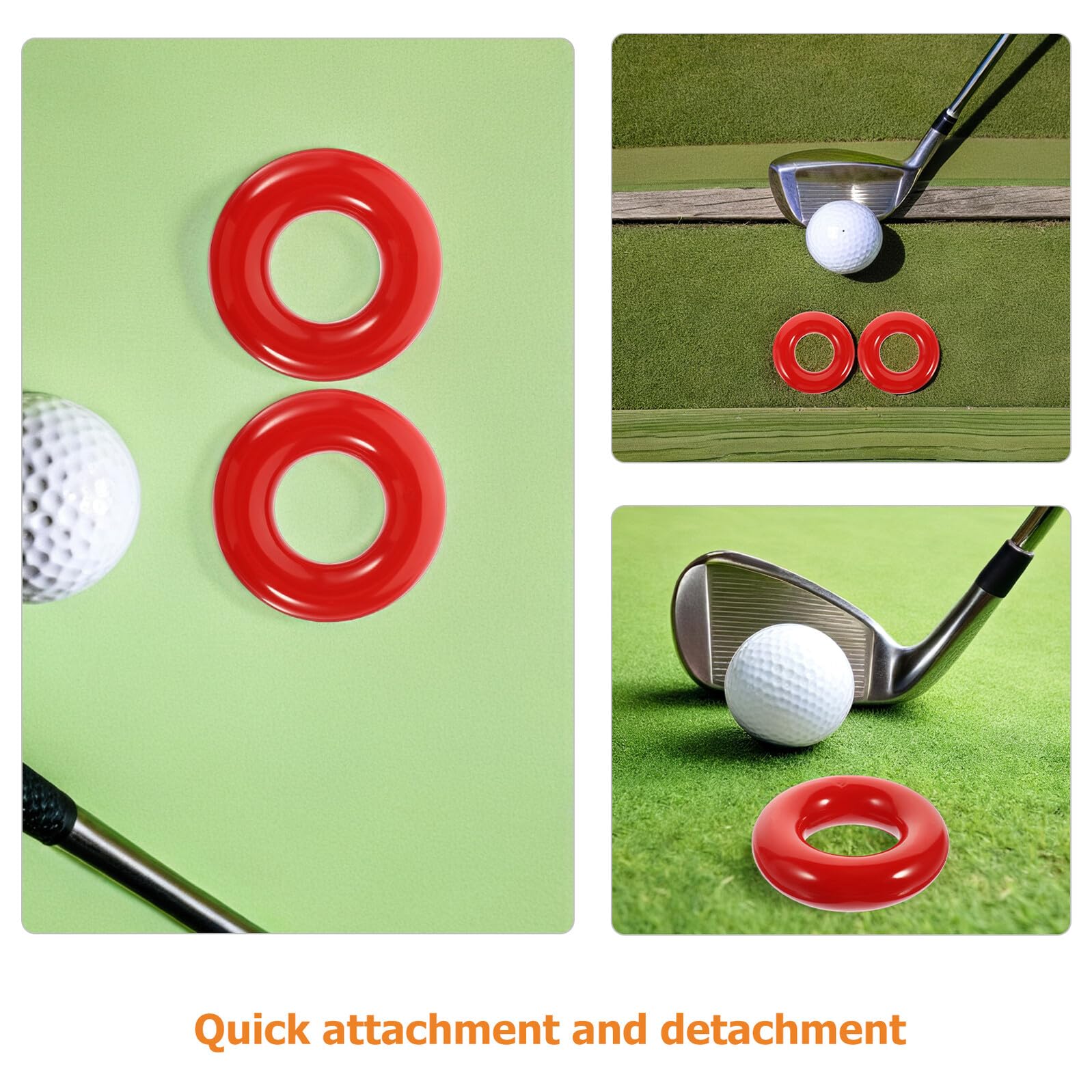 Anillo de Entrenamiento de Golf Peso, 4 Piezas de Hierro Rojo