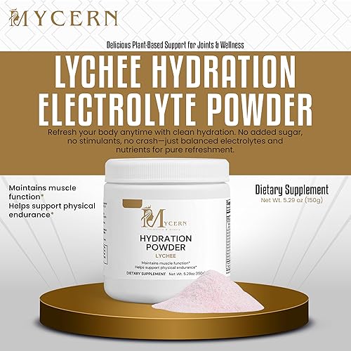 Miniatura 2 de Lychee Hydration Electrolyte Powder - Bebida de hidratación sin azúcar, sin cafeína con electrolitos, vitaminas y minerales - 5.29 oz - Fabricado en