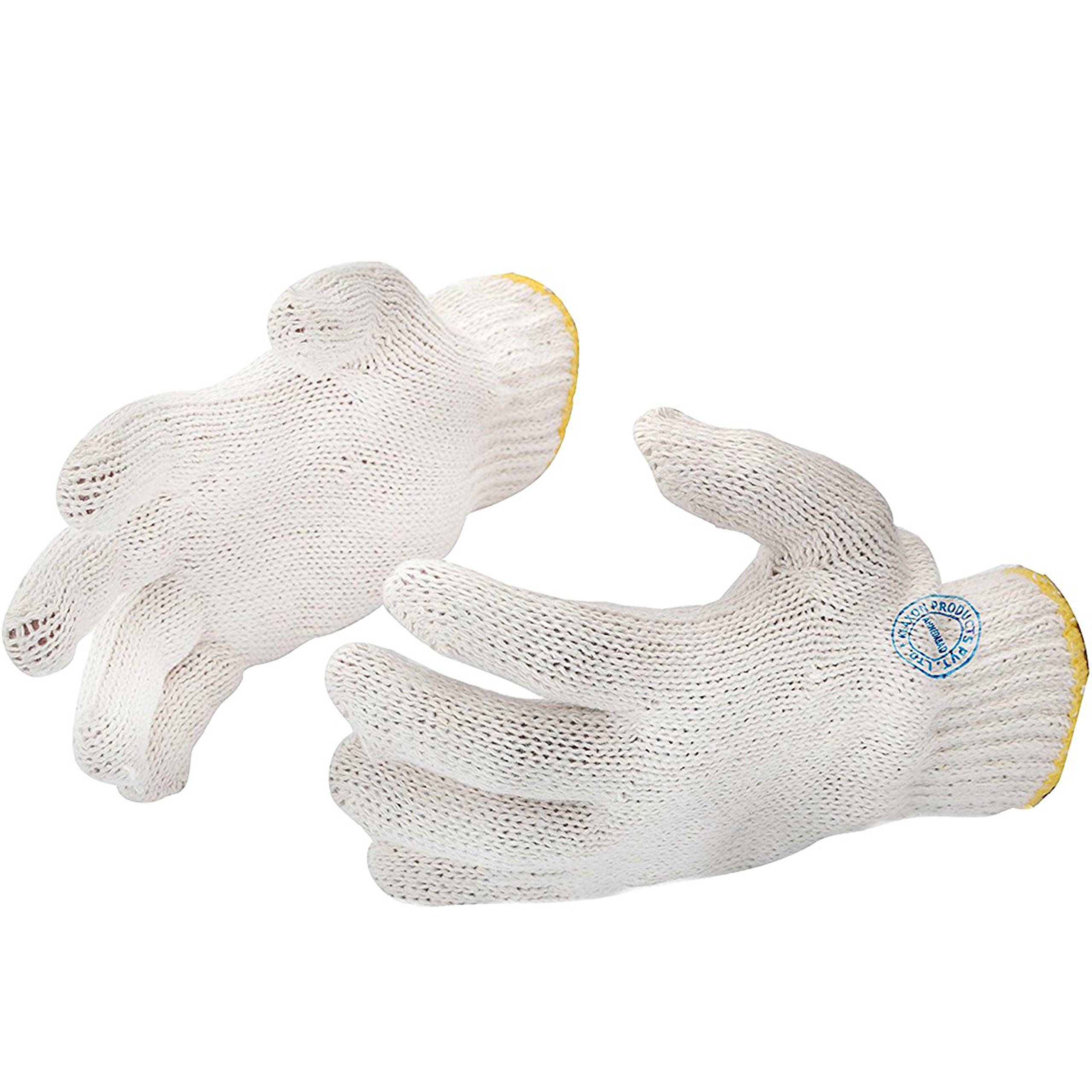 Klaxon Cotton Safety Hand Gloves (White, Pair of 1) (B01K29OD6K) Amazon Price History, Amazon Price Tracker