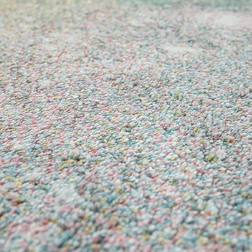 Miniatura 2 de Paco Home Alfombra colorida con diseño abstracto en multicolor, tamaño 2' x 3'3"