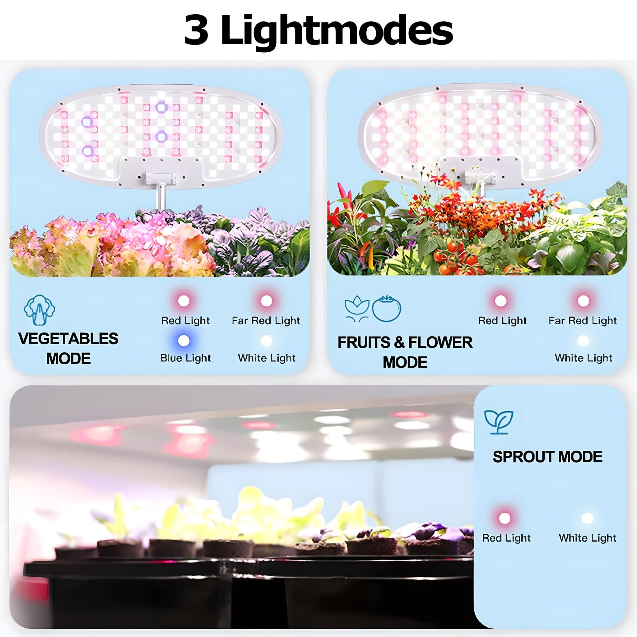 Máquina de Plantación Hidropónica, Sistema de Jardín Aeropónico Tower Garden de 16 Cápsulas, Maceta para Jardín de Hierbas Aromáticas de Interior con Luz Led de Cultivo para Jardinería Doméstica En