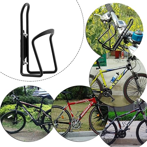 Miniatura 7 de FiveBox - Portabotellas de agua de aleación de aluminio para bicicletas de ciclismo, jaula para botella de agua de bicicleta