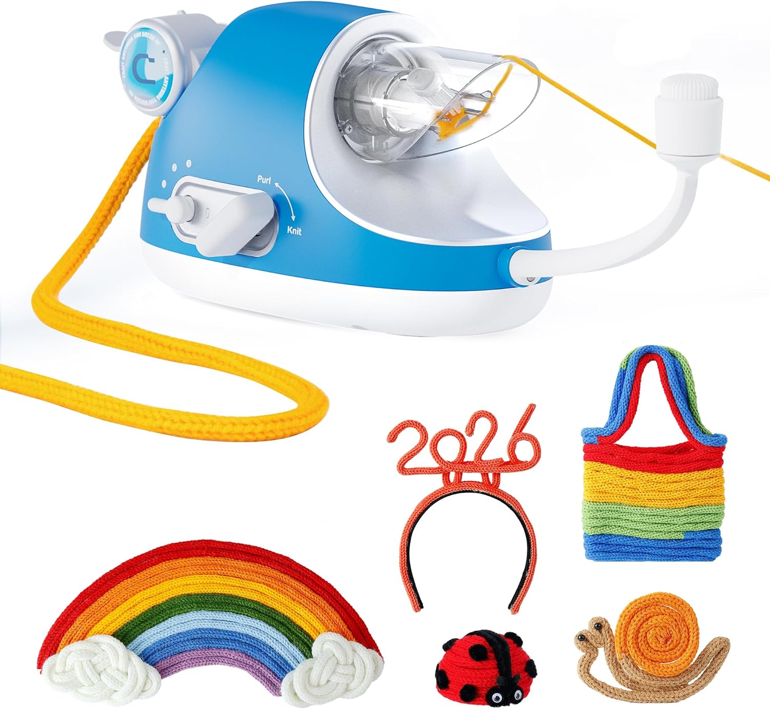 Amazon.com: Caydo Automatic i Cord Knitting Machine Pro, Electric i ...