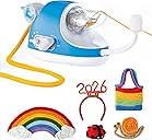 Caydo Automatic i Cord Knitting Machine Pro, Electric i-Cord Knitter with Powerful 3-Speed Adjustable, Hands-Free Highly Efficient Yarn Knit Helper, Crochet iCord Maker Tool for Fast DIY Craft Project