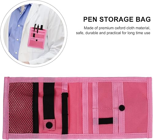 Miniatura 6 de VALICLUD Tijeras de tela médica insertadas para camisas protectoras, bolsa protectora de clips de trabajo, organizador de almacenamiento, camisa de