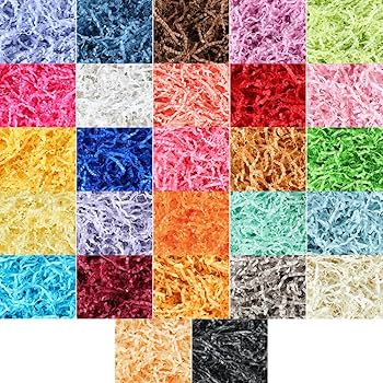 Amazon.com: Cgzwxjin Light Pink Crinkle Cut Paper Shred