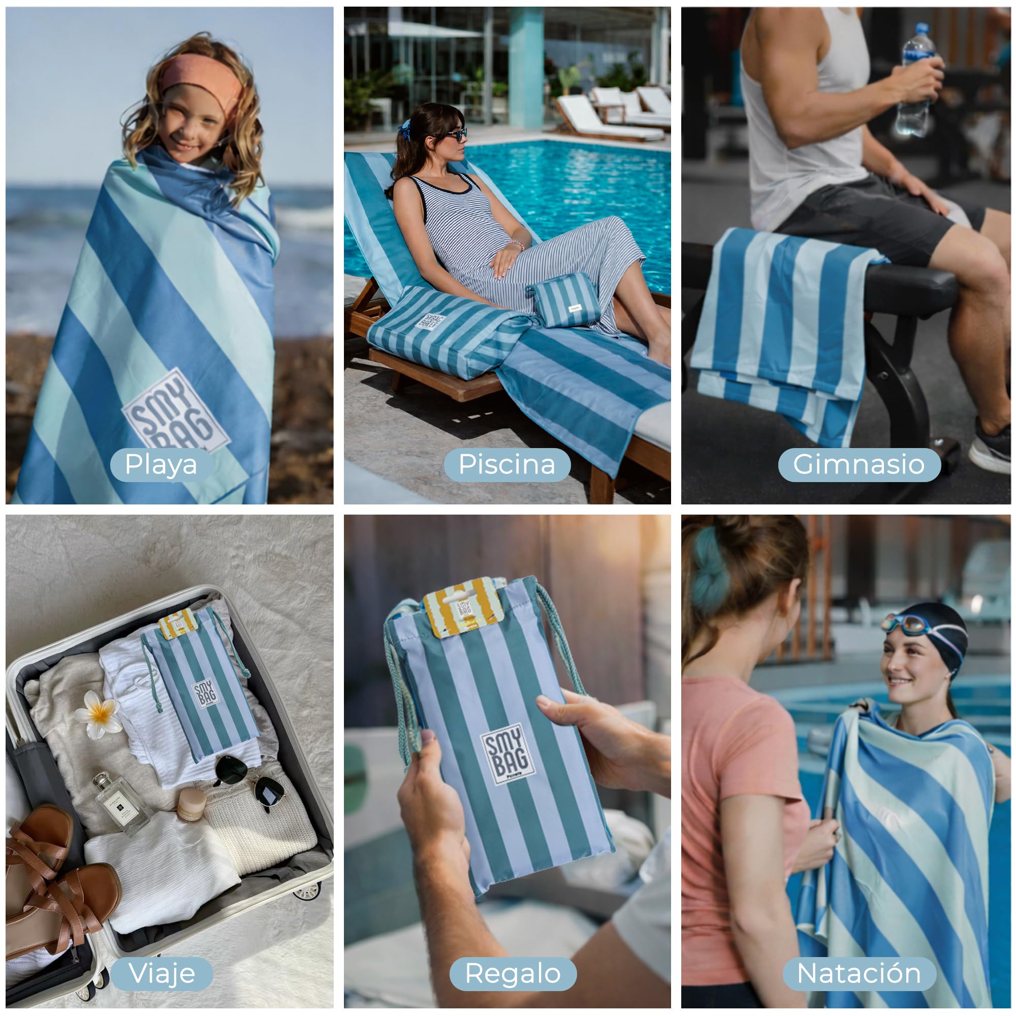 Ponette Toalla De Playa XXL 180x90cm: Microfibra Antiarena Y Secado Rápido, Con Bolsa De Transporte – Diseño De Fresas, Marca Española