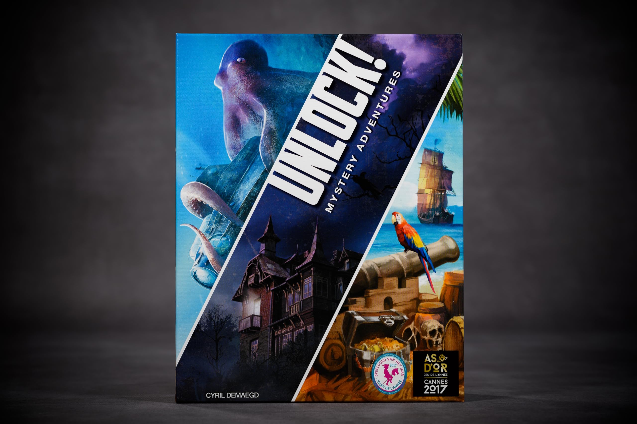 Asmodee SCUNL02FR - Juego de Aventuras Unlock Mystery Adventures [Edición en Francés]