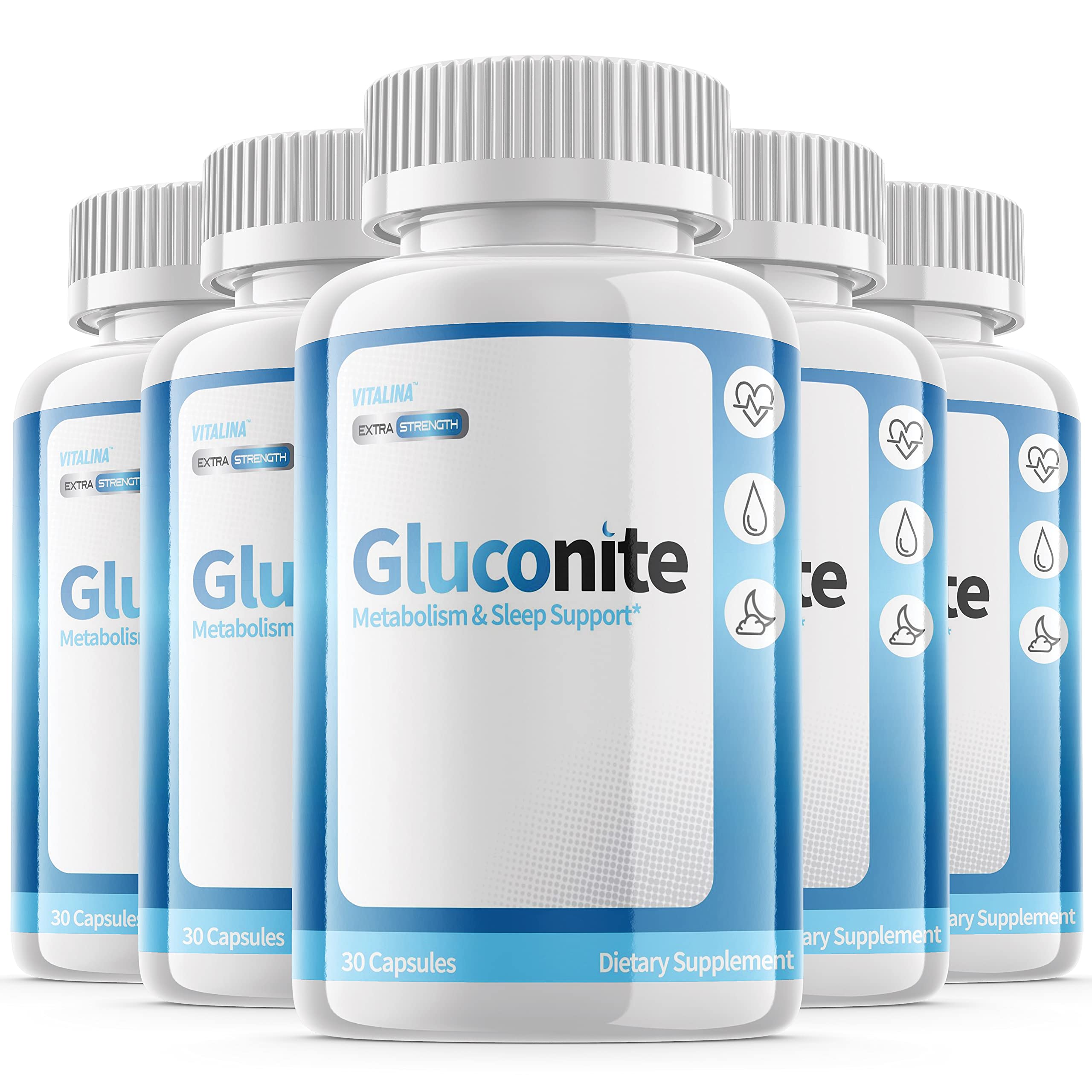 Buy (5 Pack) Official Gluconite Advanced Formula, Gluconate Powder s