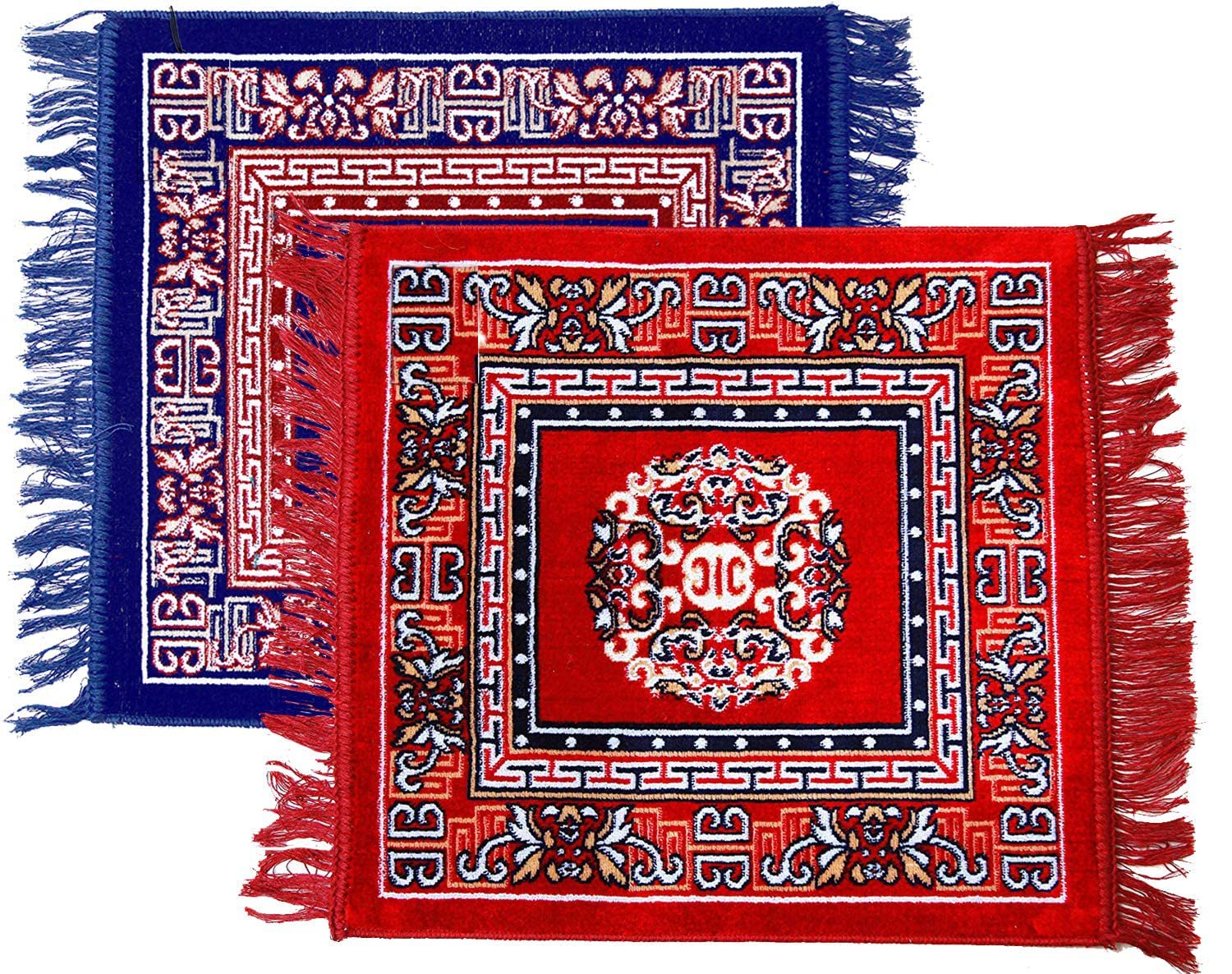 vihs Traditional & Soft Velvet Material| Prayer Mat,Velvet Pooja Aasan Mat Puja Asan for Sitting Pooja Prayer Mat/Puja Mat/Meditation/Multipurpose- Maroon 19x19-Inch (5) (B0CKLVNKH4) Amazon Price History, Amazon Price Tracker
