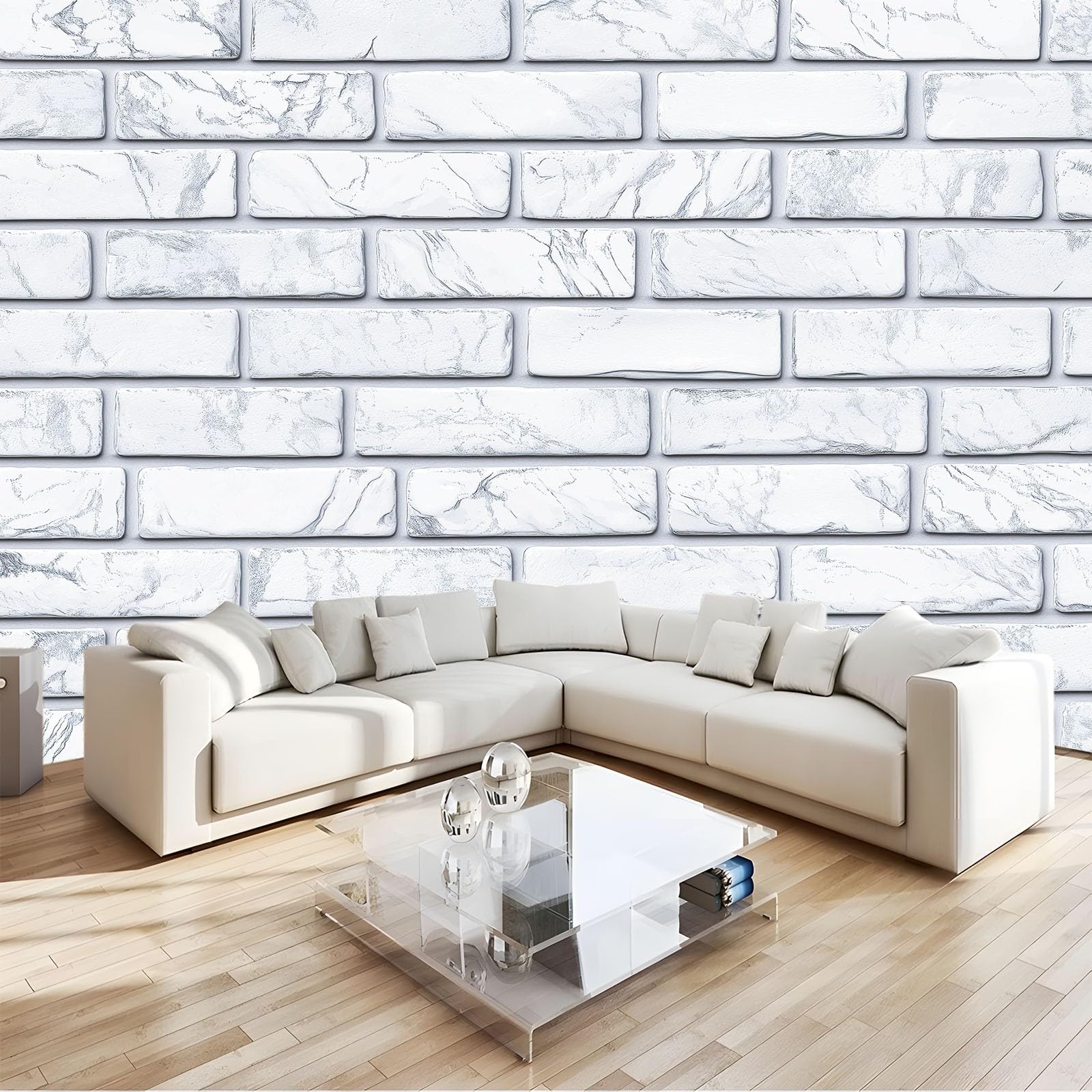 Générique Panoramiczna tapeta w stylu retro w paski sztuka ścienna 300 x 210 cm wysokiej jakości gobelin ścienny z włókniny - dekoracja ścienna, do pokoju dziecięcego i biura szara