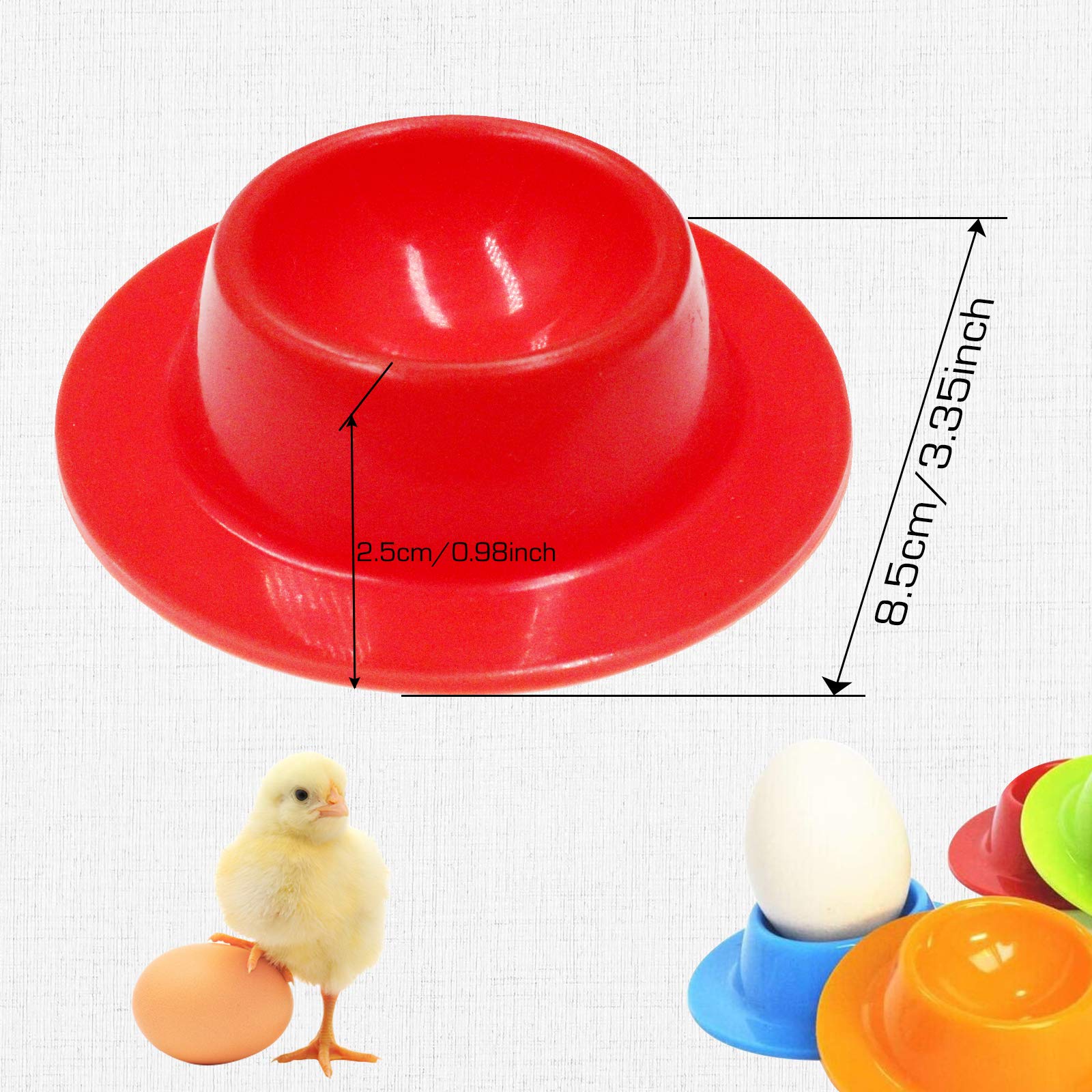 Set 6 Portauova Silicone Resistente Calore Portauova In Silicone - Set Da 6 Colorati, Resistente Al Calore, Per Uova Sode E Snack Portauova Resistenti Al Calore